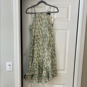 Banana Republic Floral Dress - Cream and Multicolor